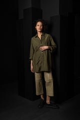 KATHARINA HOVMAN-OVERSIZEHEMD-261253-OLIVE