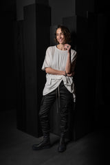 RICK OWENS-SHIRT-MINERVA-BH-MILK WASH