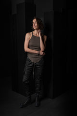 RICK OWENS-TOP-RACER BACK TANK-BH-DUST