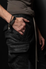 RICK OWENS- DENIM PANTS-MASTODON CUT-SDBK-BLACK