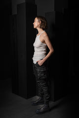 RICK OWENS-TOP-RACER BACK TANK-BH-MILK WASH