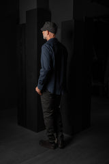HANNIBAL COLLECTION-SHIRT-JAKOB 143.-DEEP OCEAN CRINKLE
