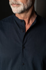 HANNIBAL COLLECTION-SHIRT-JAKOB 143.-DEEP OCEAN CRINKLE