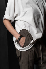 RICK OWENS-SHIRT-SUBHUMAN JUMBO-RN-MILK WASH