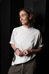 RICK OWENS-SHIRT-SUBHUMAN JUMBO-RN-MILK WASH