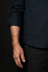 HANNIBAL COLLECTION-OVERSHIRT-PAAVO150.-DARK SAPPHIRE