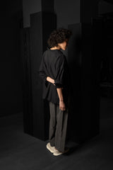 FORME D'EXPRESSION-SHIRT-DS060-BLACK