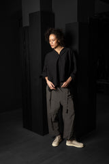 FORME D'EXPRESSION-SHIRT-DS060-BLACK