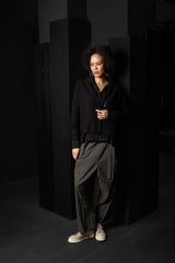 DANIEL ANDRESEN-CARDIGAN-DARMERA-BLACK