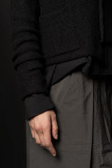 DANIEL ANDRESEN-CARDIGAN-DARMERA-BLACK