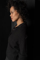 DANIEL ANDRESEN-CARDIGAN-DARMERA-BLACK