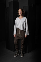 RICK OWENS-PANTS-PRISONER-RN-DARK DUST