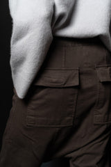 RICK OWENS-PANTS-PRISONER-RN-DARK DUST