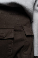 RICK OWENS-PANTS-PRISONER-RN-DARK DUST