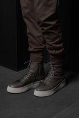 RICK OWENS-PANTS-PRISONER-RIG-DARK DUST