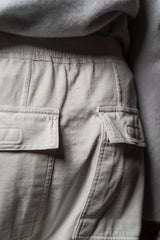 RICK OWENS-PANTS-PRISONER-RIG-MILK WASH