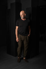 HANNIBAL COLLECTION-TROUSERS-HABIB233.-DARK OLIVE