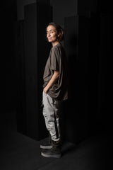 RICK OWENS-PANTS-PRISONER-RIG-MILK WASH