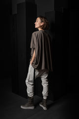 RICK OWENS-PANTS-PRISONER-RIG-MILK WASH