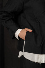 FORME D'EXPRESSION-COAT-DC049-BLACK
