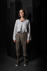 RICK OWENS-PANTS-PRISONER-RN-DUST