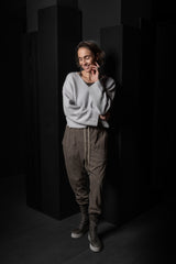 RICK OWENS-PANTS-PRISONER-RN-DUST