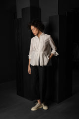 FORME D'EXPRESSION-SHIRT-DS058-WHITE-Customized Order-XS