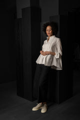 FORME D'EXPRESSION-SHIRT-DS058-WHITE-Customized Order-XS