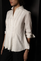 FORME D'EXPRESSION-SHIRT-DS058-WHITE-Customized Order-XS