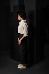 FORME D'EXPRESSION-PANTS-DP046-BLACK