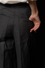 FORME D'EXPRESSION-PANTS-DP046-BLACK