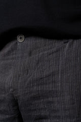 HANNIBAL COLLECTION-TROUSERS-HARRIS 231.-BLUE SHALE