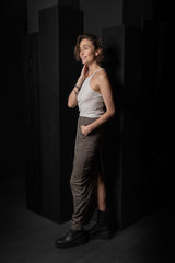 RICK OWENS-SKIRT-PULL ON PILLAR-RN-DUST