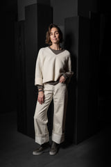 RICK OWENS-DENIM PANTS-GETH JEANS-DMW-MILK WASH