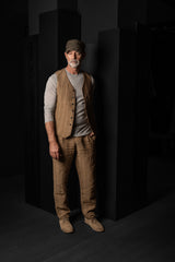 HANNIBAL COLLECTION-VEST-GUNNAR 36.-WARM DUNE