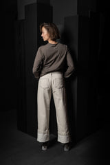 RICK OWENS-DENIM PANTS-GETH JEANS-DMW-MILK WASH