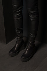 ARMA-LEATHER PANTS-NOS ROCHE-BLACK