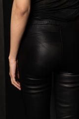 ARMA-LEATHER PANTS-NOS ROCHE-BLACK