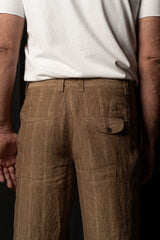 HANNIBAL COLLECTION-TROUSERS-HUBI 232.-WARM DUNE