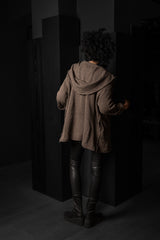DANIEL ANDRESEN-CARDIGAN-AMSONIA-MUD