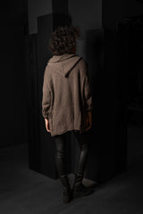 DANIEL ANDRESEN-CARDIGAN-AMSONIA-MUD