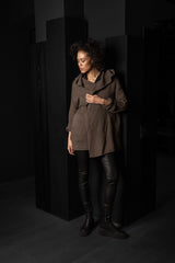 DANIEL ANDRESEN-CARDIGAN-AMSONIA-MUD