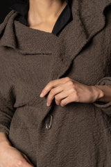 DANIEL ANDRESEN-CARDIGAN-AMSONIA-MUD