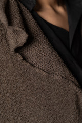 DANIEL ANDRESEN-CARDIGAN-AMSONIA-MUD