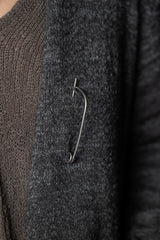 DANIEL ANDRESEN-LONG CARDIGAN-KARAKA-CHARCOAL
