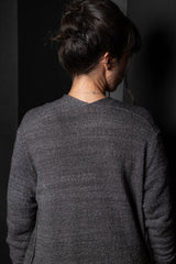 DANIEL ANDRESEN-LONG CARDIGAN-KARAKA-CHARCOAL