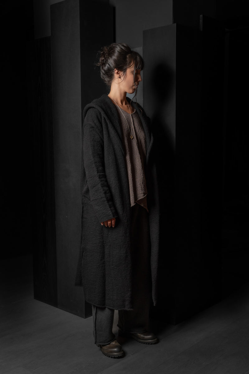 DANIEL ANDRESEN-CARDIGAN-TULIP-BLACK