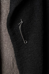 DANIEL ANDRESEN-CARDIGAN-TULIP-BLACK