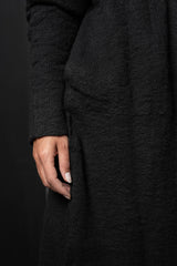DANIEL ANDRESEN-CARDIGAN-TULIP-BLACK