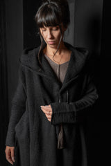 DANIEL ANDRESEN-CARDIGAN-TULIP-BLACK